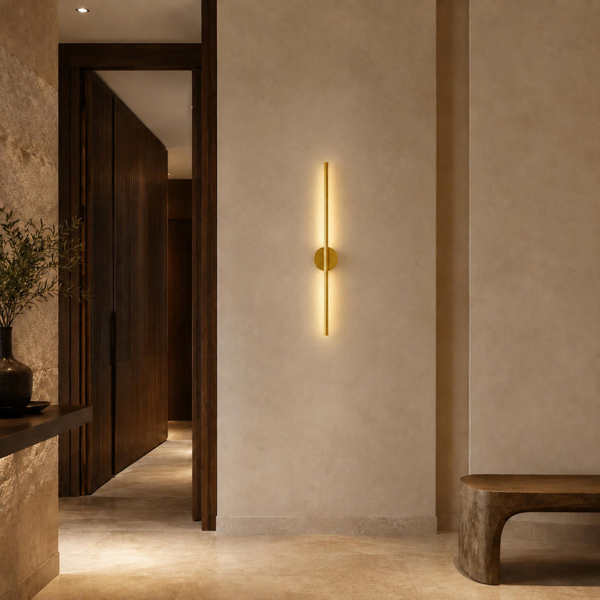 LED Tube Wall Sconce Wall Mounted Minimalist Light