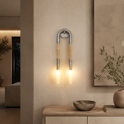 Double Head Wall Sconce Adjustable Wall Mounted LED