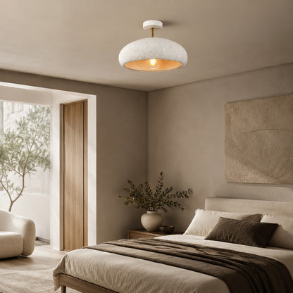 Wabi-Sabi Iron Semi-Flush Ceiling Light LED E27 Adjustable Colour Temp