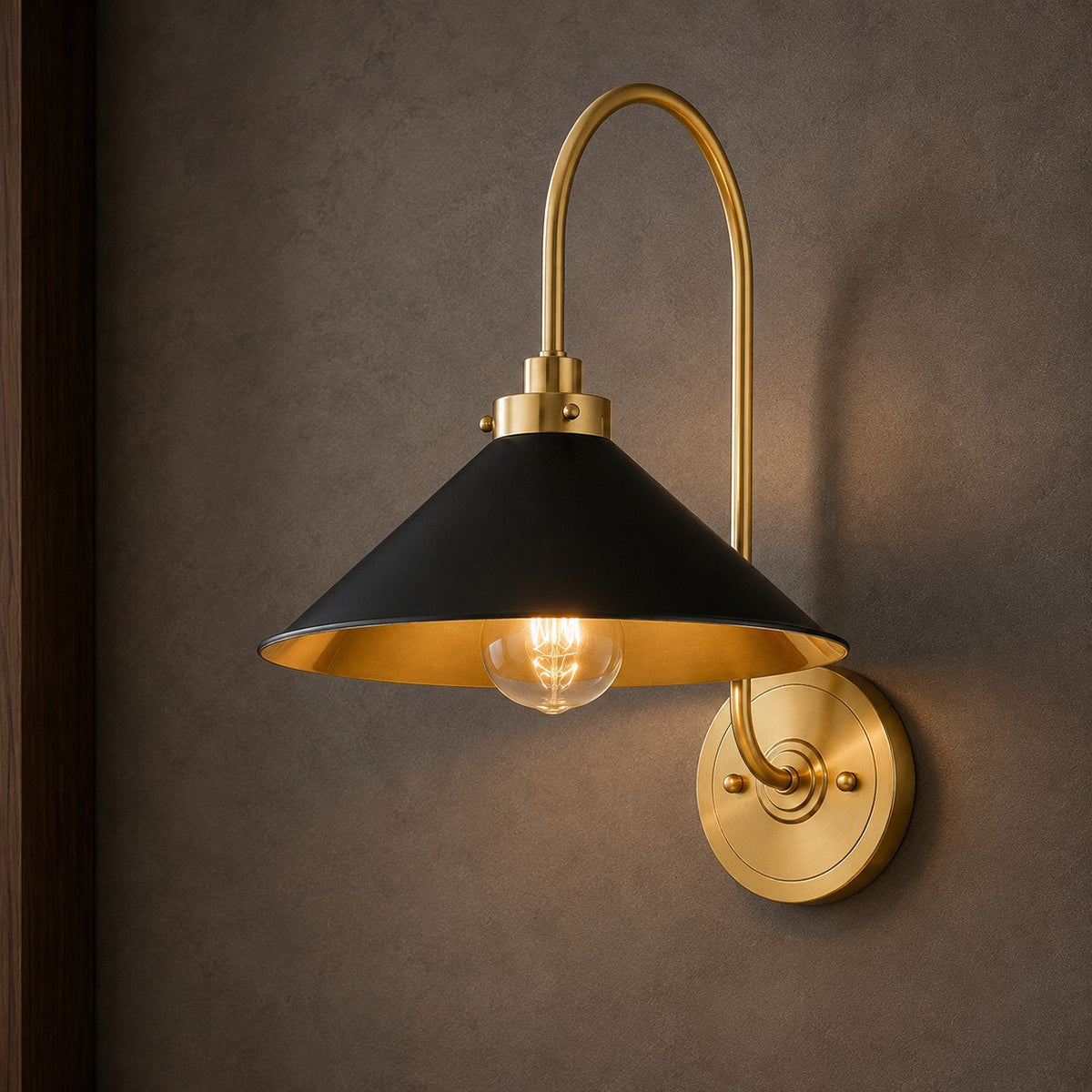 Oversized Adjustable Metal LED Wall Light