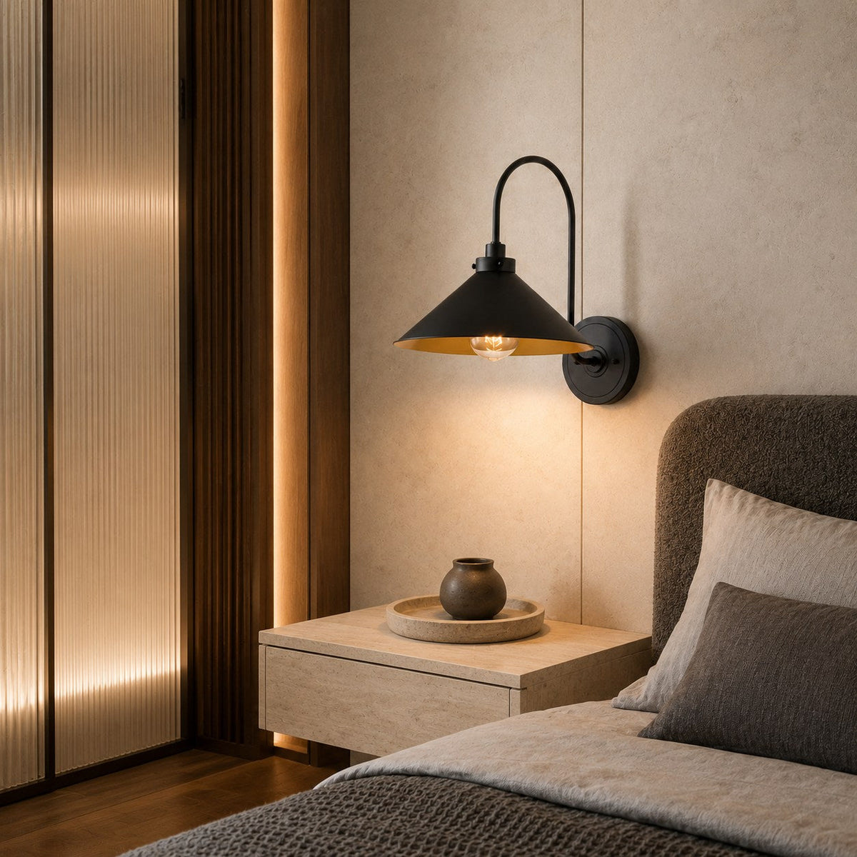 Oversized Adjustable Metal LED Wall Light
