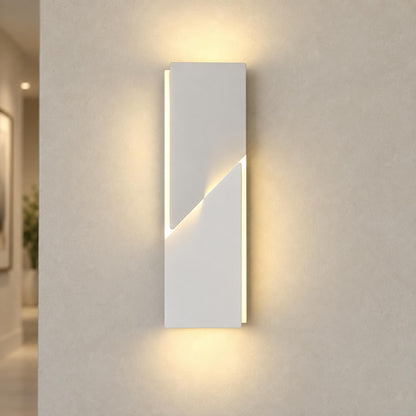 Folded Aluminium Wall Sconce Geometric LED Adjustable