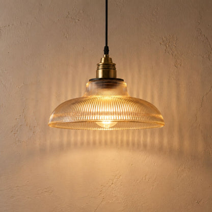 Nordic Vintage Coloured Glass Pendant Light Kitchen Dining Bar E27