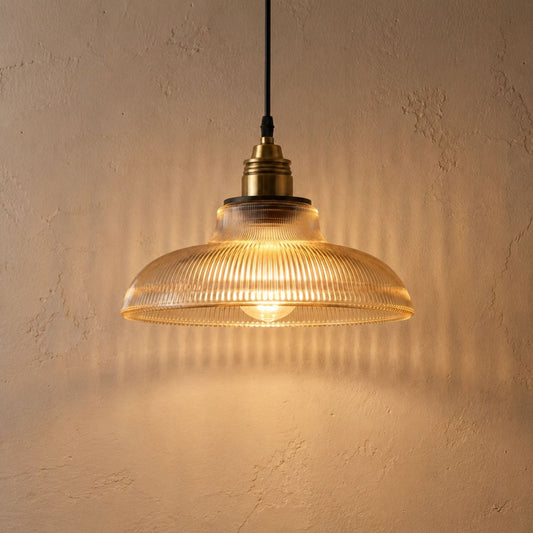 Nordic Vintage Coloured Glass Pendant Light Kitchen Dining Bar E27