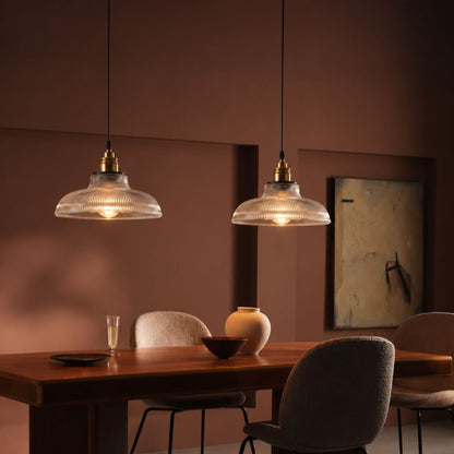 Nordic Vintage Coloured Glass Pendant Light Kitchen Dining Bar E27