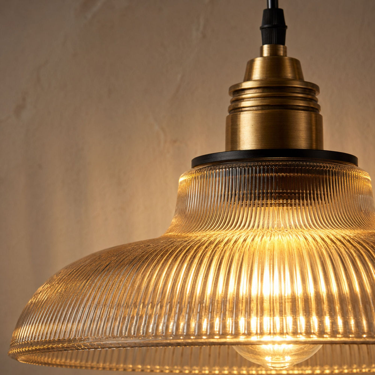 Nordic Vintage Coloured Glass Pendant Light Kitchen Dining Bar E27