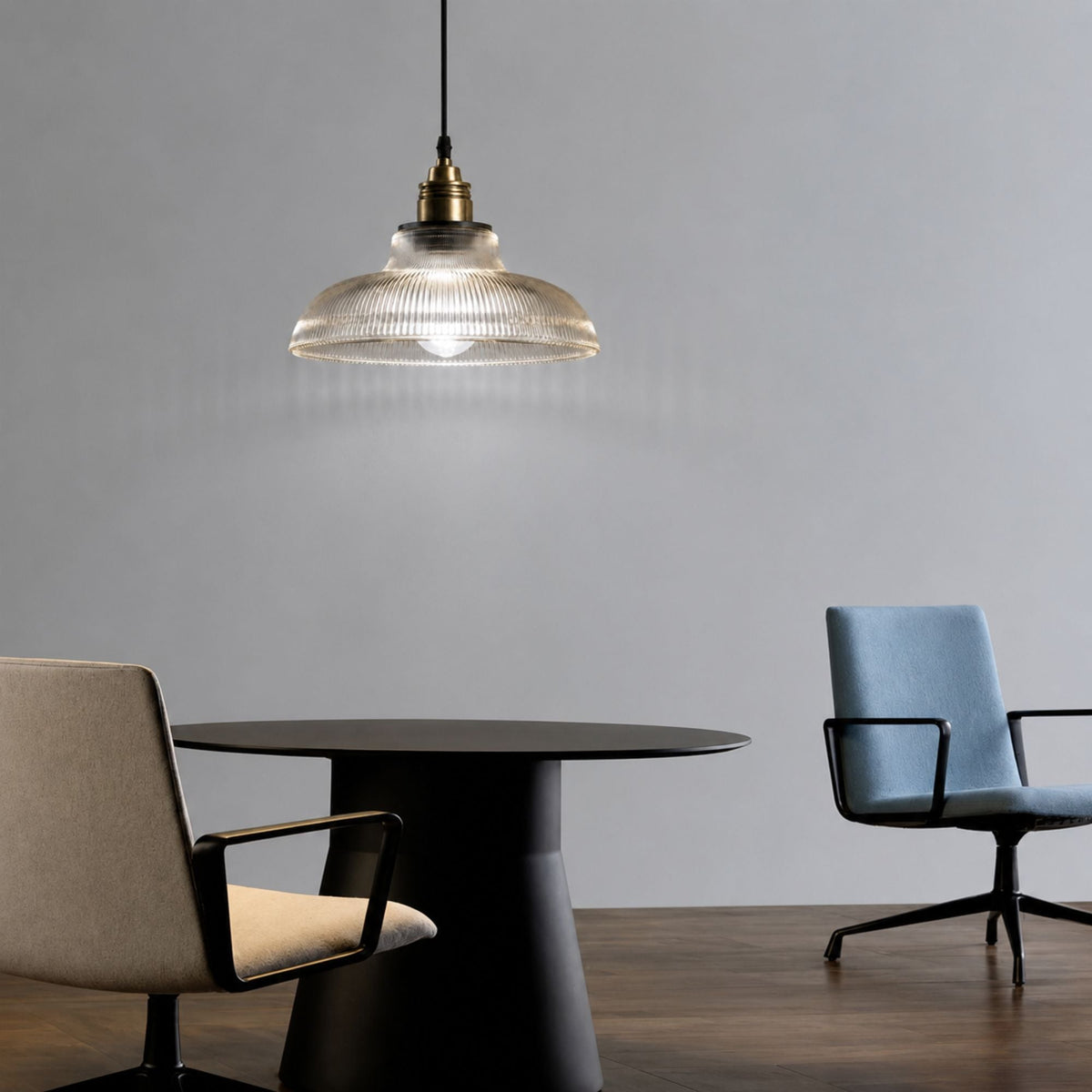 Nordic Vintage Coloured Glass Pendant Light Kitchen Dining Bar E27