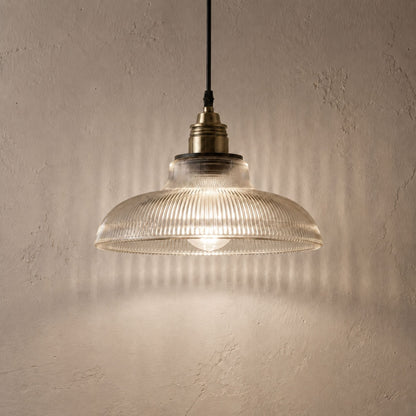 Nordic Vintage Coloured Glass Pendant Light Kitchen Dining Bar E27