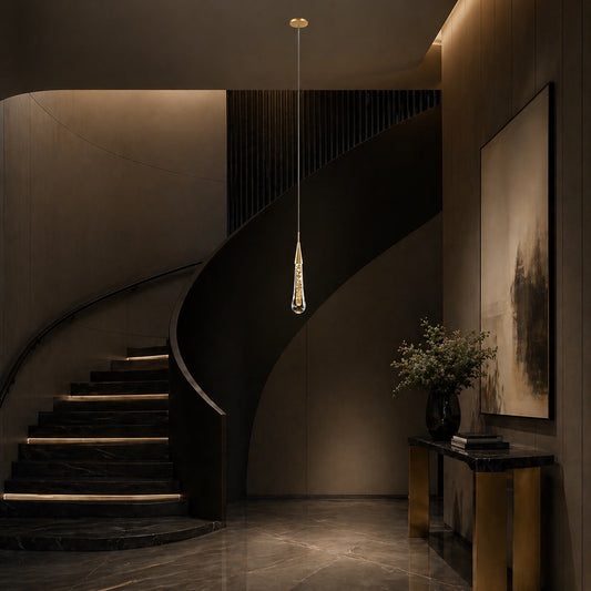 Long Crystal Chandelier Aluminium 1-48 Head LED