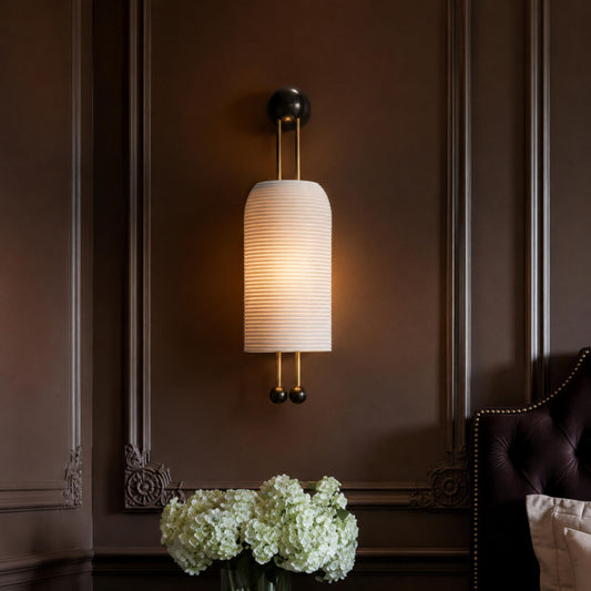 Metal & Glass Wall Sconce Adjustable LED Reading Light