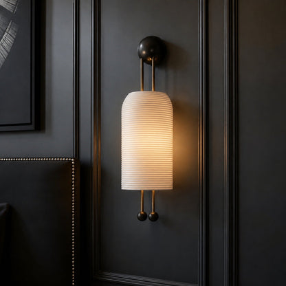 Metal & Glass Wall Sconce Adjustable LED Reading Light