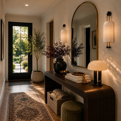 Metal & Glass Wall Sconce Adjustable LED Reading Light