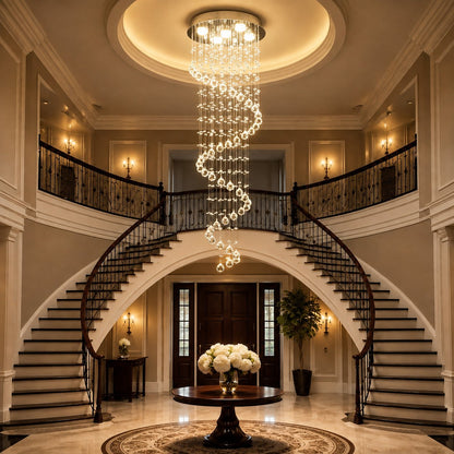 K9 Crystal Glass Chandelier Hanging LED Light Fixture