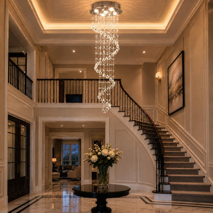 K9 Crystal Glass Chandelier Hanging LED Light Fixture