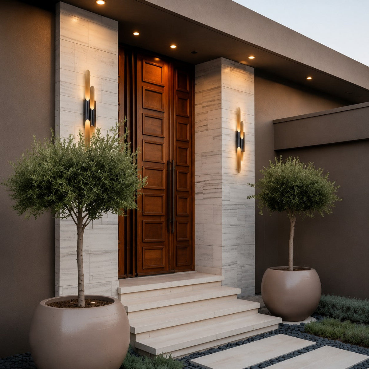 Contemporary Wall Light Outdoor Wall Sconce Matte Black Metal Handmade Adjustable Fixture