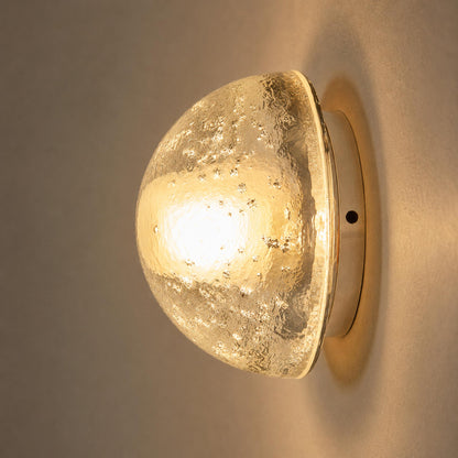 Modern Wall Lamp Wall Mounted Glass Shade Indoor Outdoor Use Compact Size 11cm