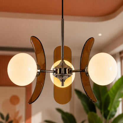 Sputnik Metal Chandelier Multi-Colour LED