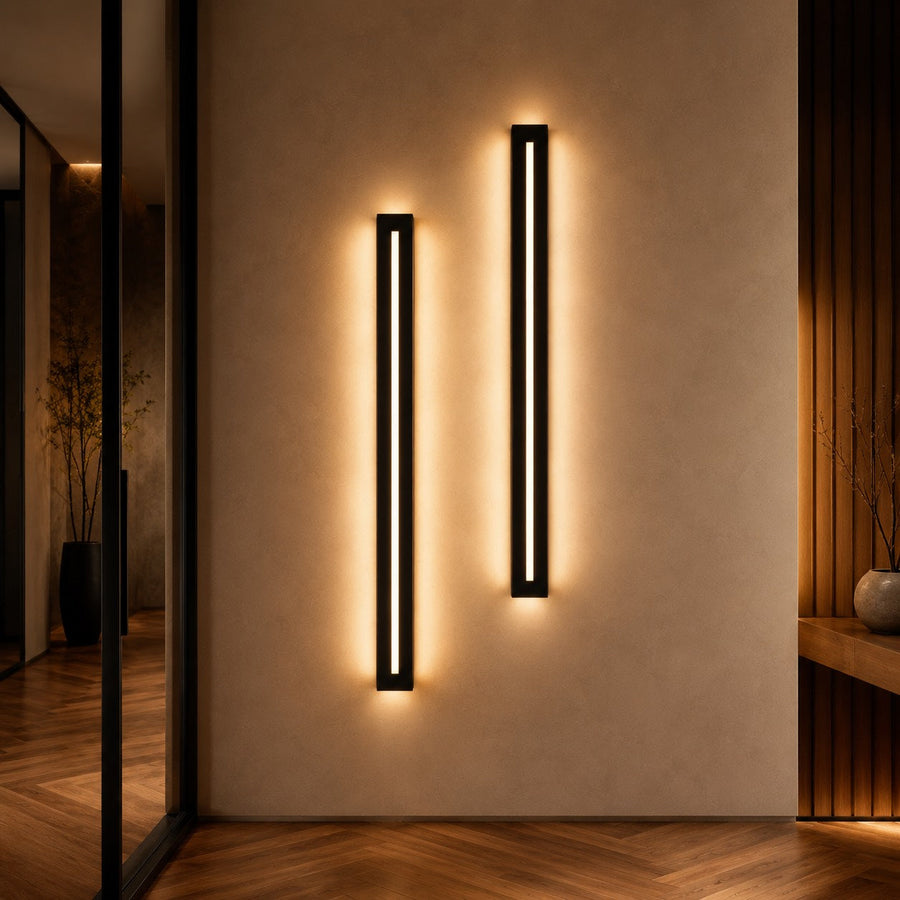 Linear Iron Wall Sconce LED Wall Light Minimalist Bar
