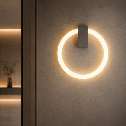 Dimmable Glass Wall Sconce LED Fixture Wall Mounted