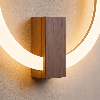 Dimmable Glass Wall Sconce LED Fixture Wall Mounted