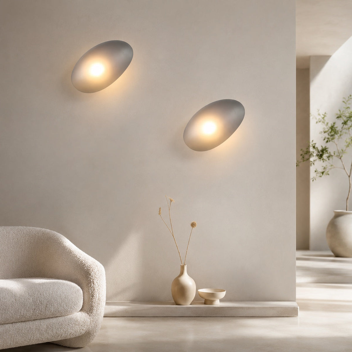 Iron Frame Wall Light Glass Shade Wall Mounted LED