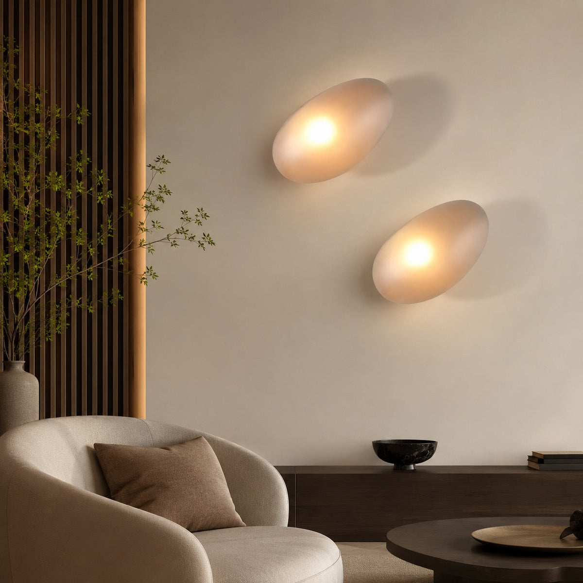 Iron Frame Wall Light Glass Shade Wall Mounted LED