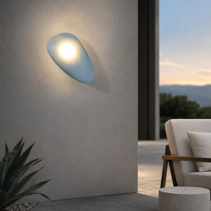 Iron Frame Wall Light Glass Shade Wall Mounted LED