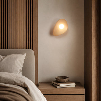 Iron Frame Wall Light Glass Shade Wall Mounted LED