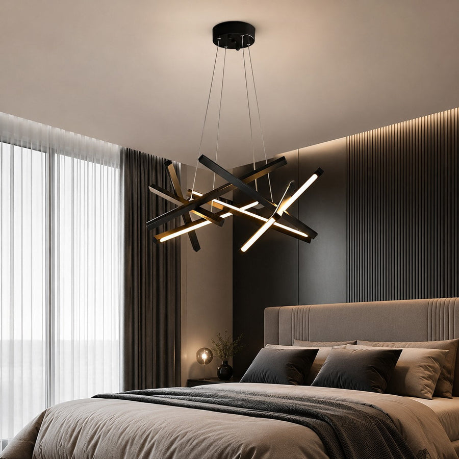 Geometric Acrylic Ceiling Light LED Adjustable Colour Temp