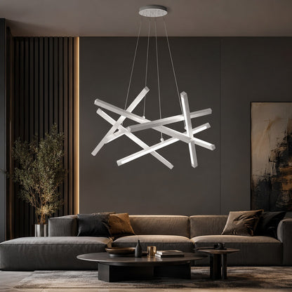 Geometric Acrylic Ceiling Light LED Adjustable Colour Temp