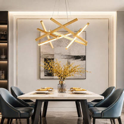 Geometric Acrylic Ceiling Light LED Adjustable Colour Temp