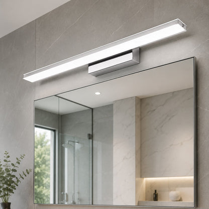 Chrome Stainless Steel LED Vanity Wall Light 42–92cm Bathroom & Living Room
