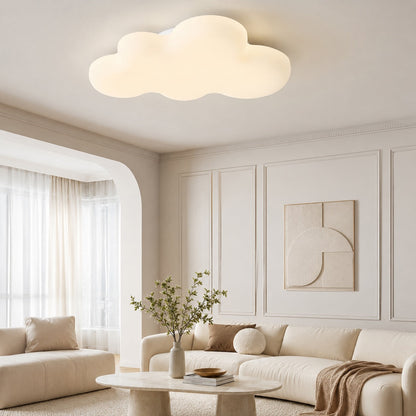 Cloud Cartoon LED Flush Mount Ceiling Light Kids Room 50W Adjustable White