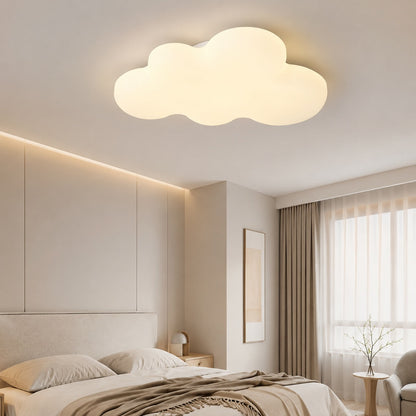 Cloud Cartoon LED Flush Mount Ceiling Light Kids Room 50W Adjustable White