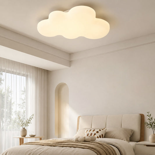 Cloud Cartoon LED Flush Mount Ceiling Light Kids Room 50W Adjustable White