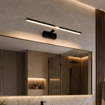 Extendable Arm LED Vanity Light Bar Matte Aluminium Gold, Black or Coffee