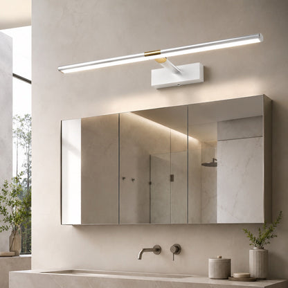Extendable Arm LED Vanity Light Bar Matte Aluminium Gold, Black or Coffee