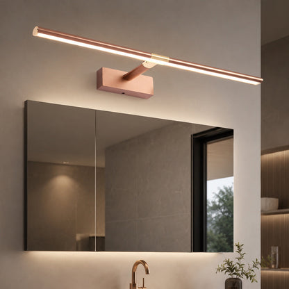 Extendable Arm LED Vanity Light Bar Matte Aluminium Gold, Black or Coffee