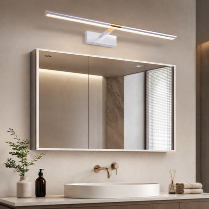 Extendable Arm LED Vanity Light Bar Matte Aluminium Gold, Black or Coffee