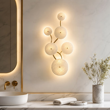 Ceramic & Metal Wall Sconce LED Wall Mounted Light