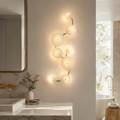 Ceramic & Metal Wall Sconce LED Wall Mounted Light