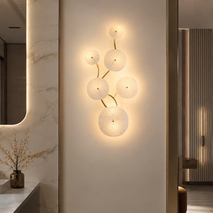 Ceramic & Metal Wall Sconce LED Wall Mounted Light