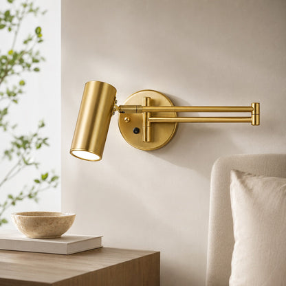 Adjustable Metal Wall Sconce Directional LED Wall Light