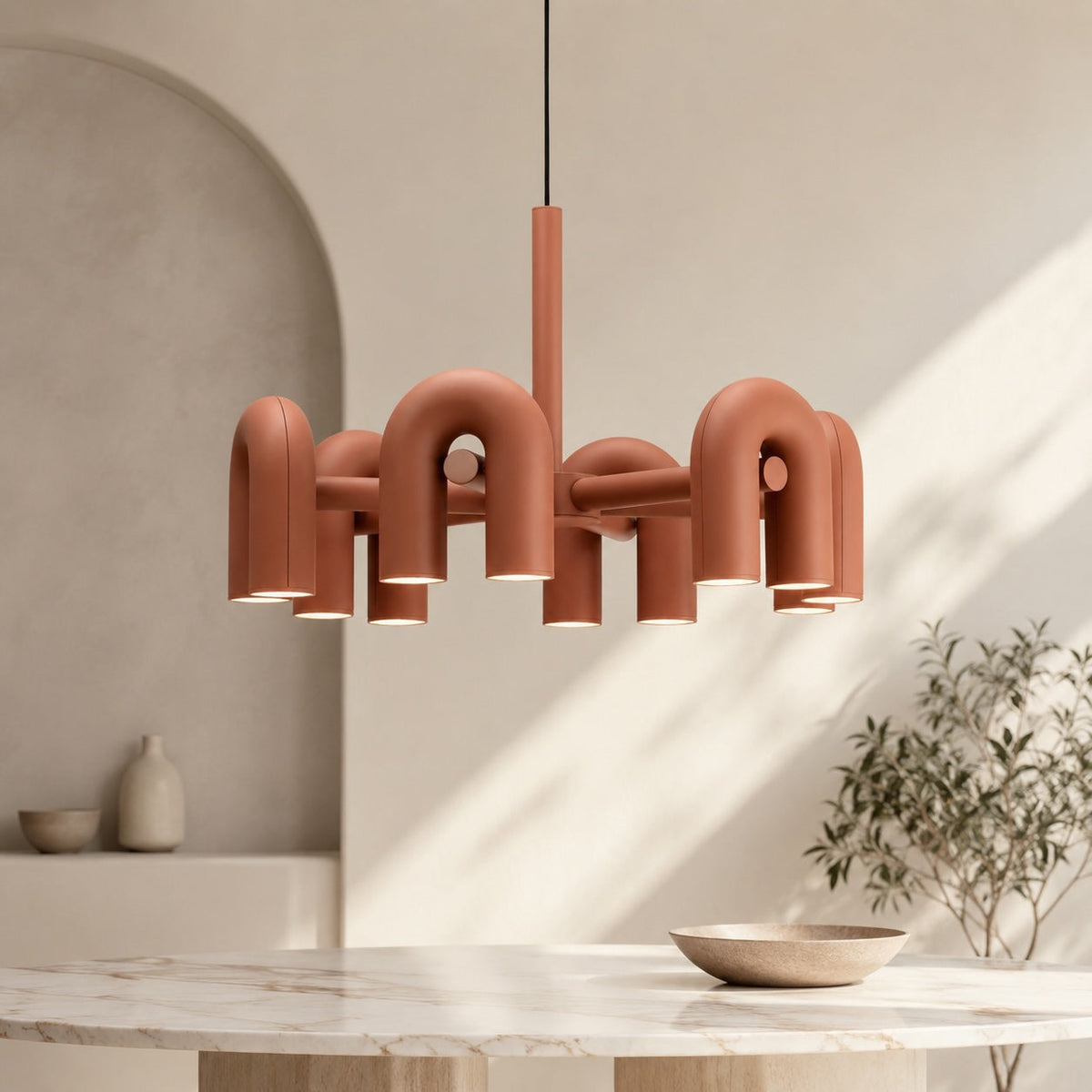 Dimmable Glass Shade Pendant Light Metal Frame Kitchen