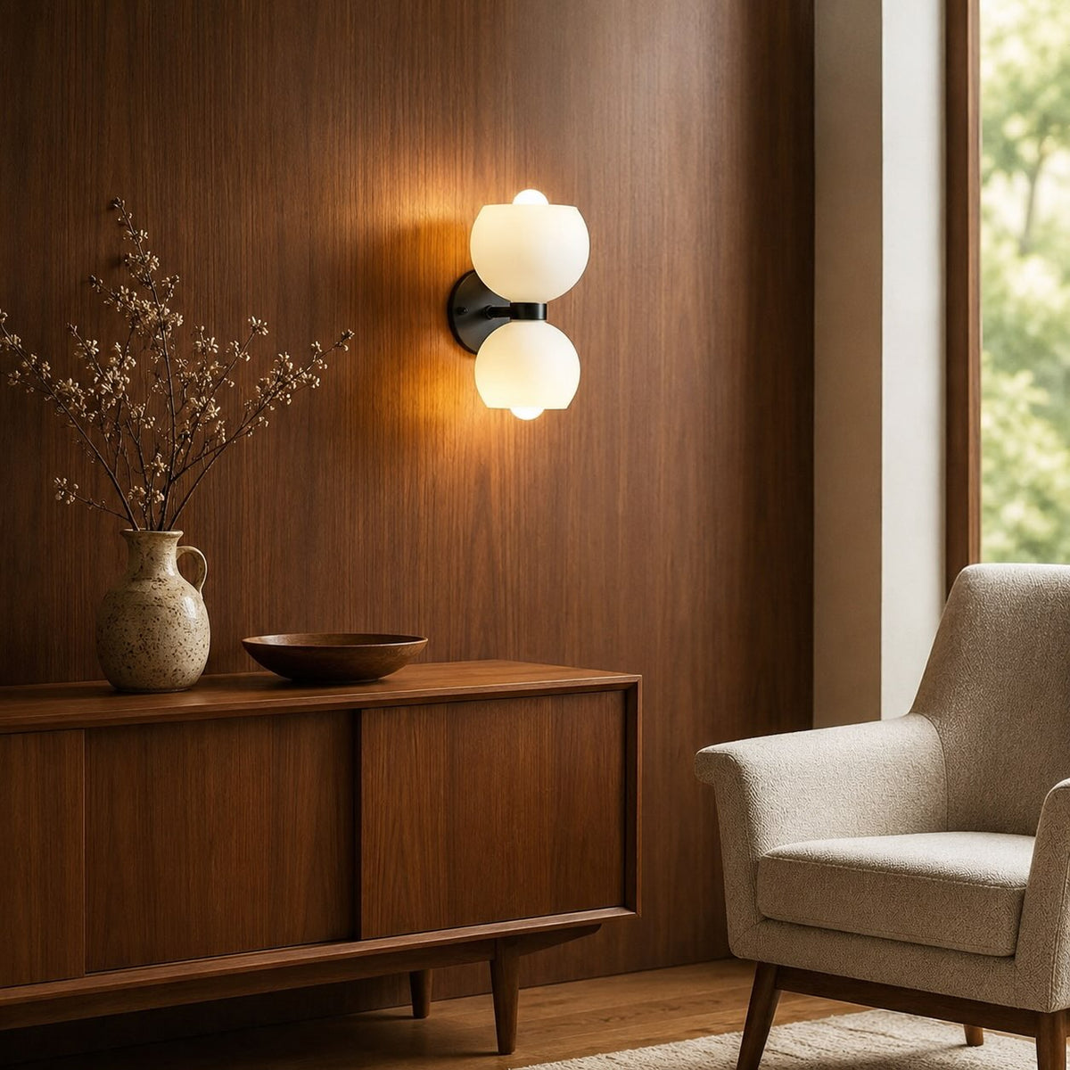 Minimalist Metal Wall Sconce LED Wall Mounted Light