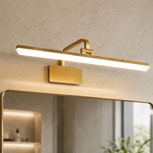 Metal & Glass LED Wall Light 12W 3000K 43–57cm Kitchen & Living Room