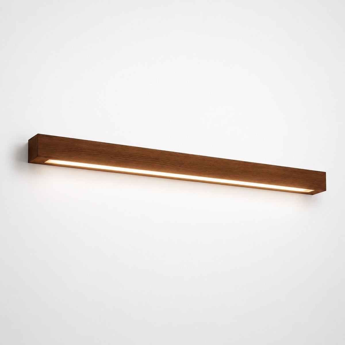 Wood Linear LED Wall Light Downlight or Up & Down 60–120cm Dimmable