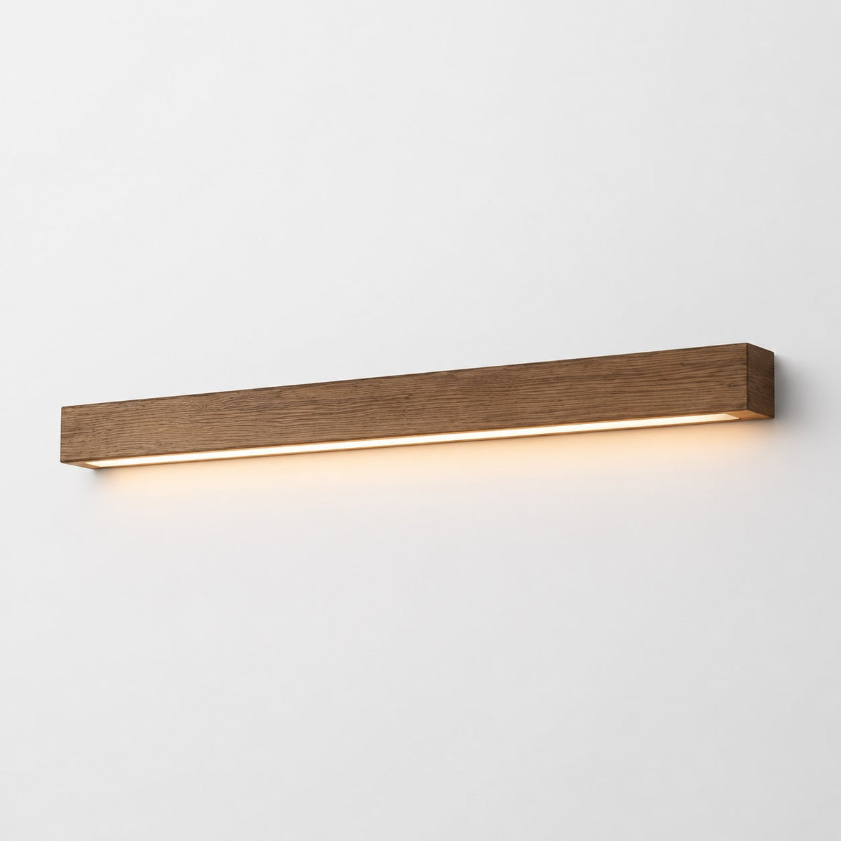 Wood Linear LED Wall Light Downlight or Up & Down 60–120cm Dimmable