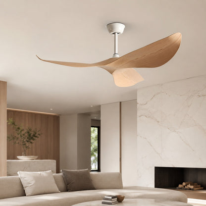 Dual Downrod Quiet DC Ceiling Fan 6 Speed Reversible without Light 96 or 132 cm
