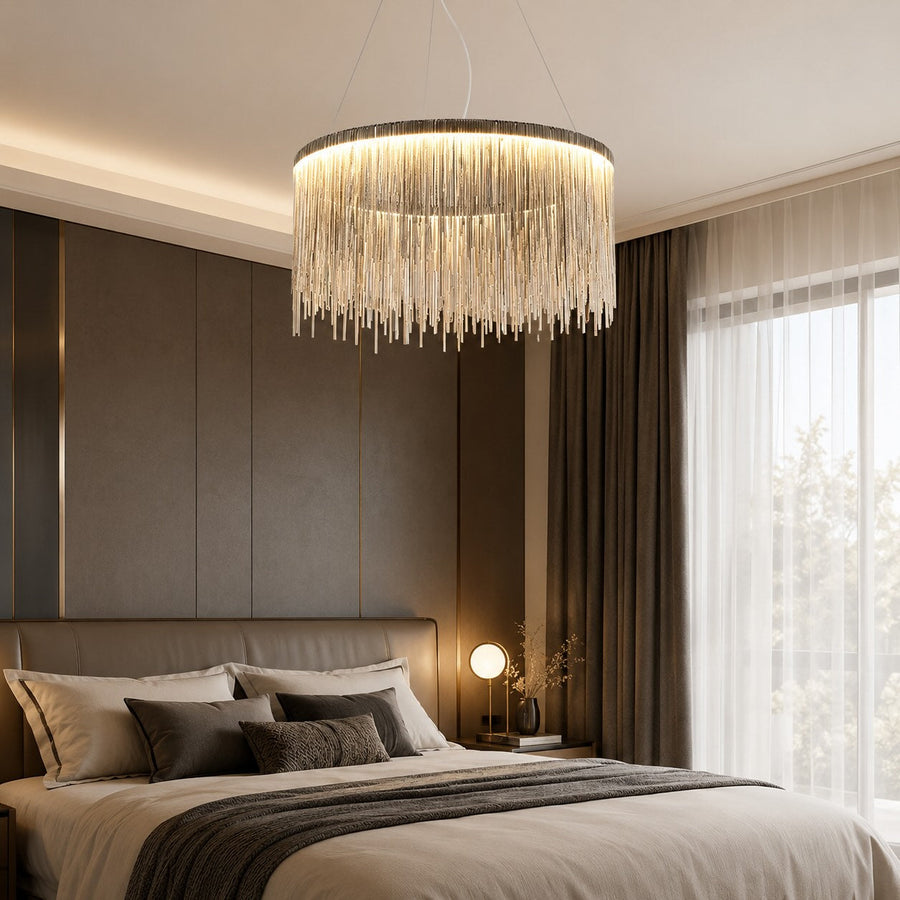Adjustable Aluminium Chandelier LED Hanging Light
